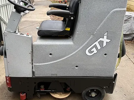 GTX ride-on floor scrubber serviced and repaired by Loyd's Equipment Repair in Metro Atlanta