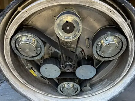 Planetary grinder head rebuild and repair for concrete grinding equipment